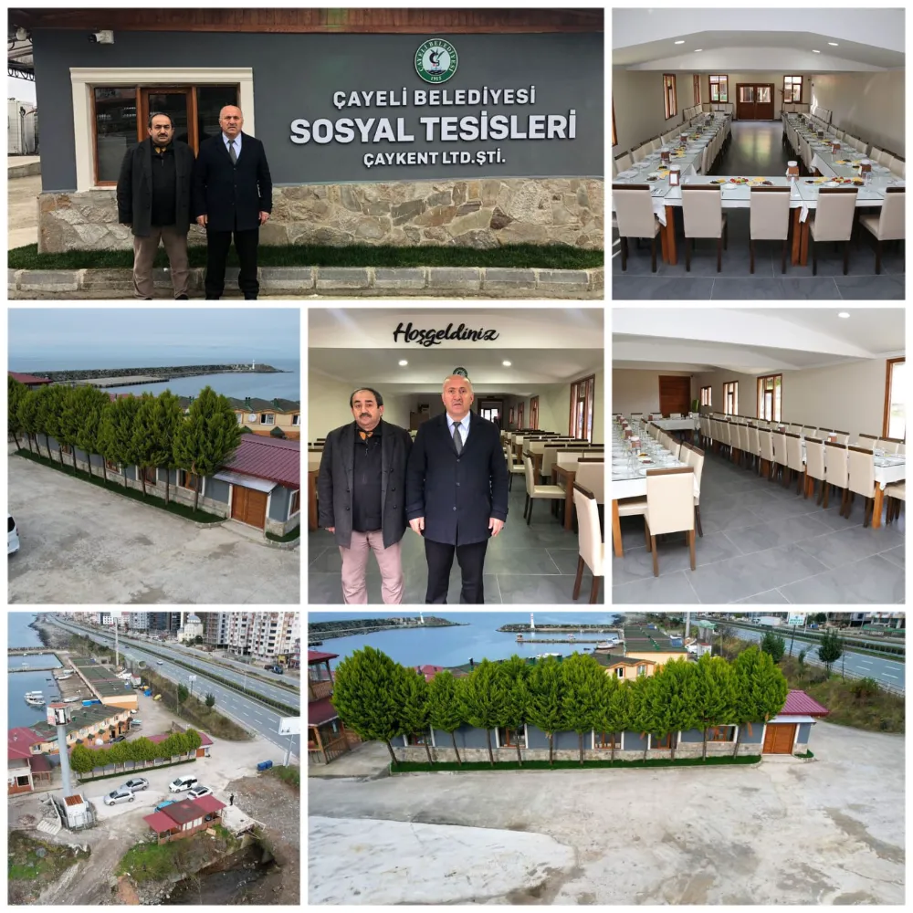 BAŞKAN ÇİFTÇİ YENİ YAPILAN SOSYAL TESİSİ ZİYARET ETTİ