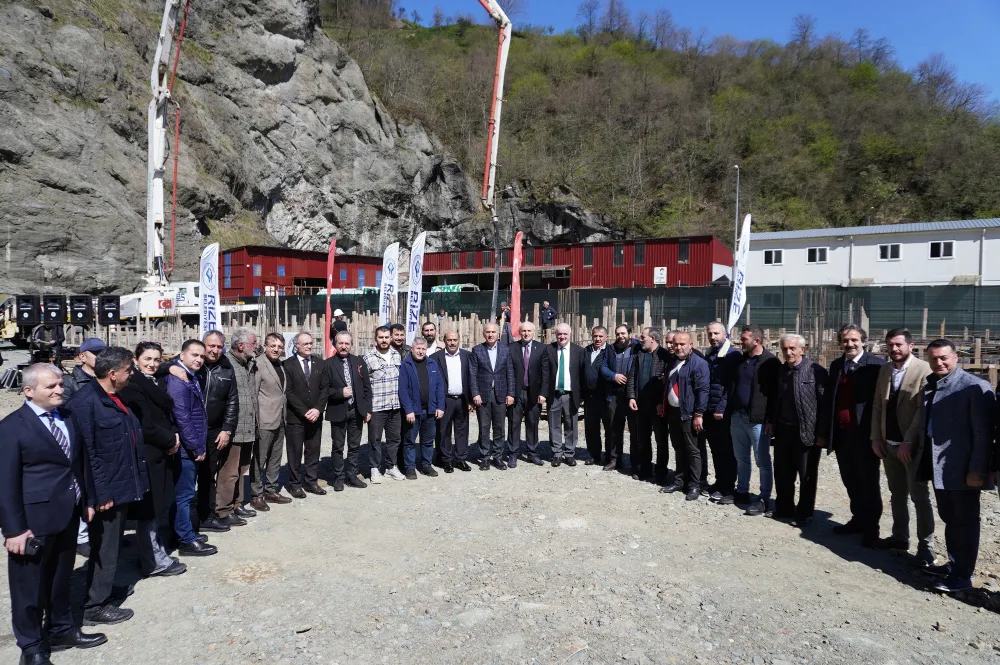 RİZE BELEDİYESİ MEZBAHA PROJESİ’NİN İNŞAAT ALANINDA İNCELEME