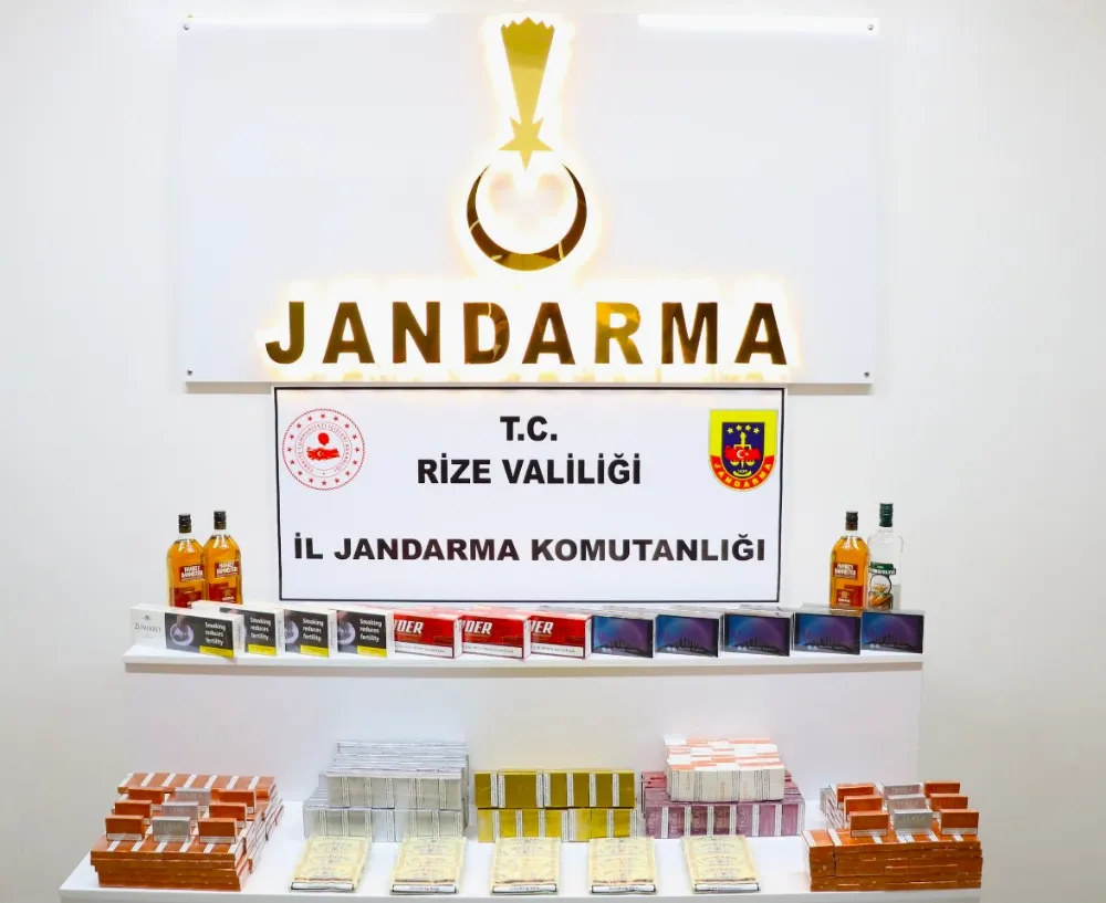 RİZE JANDARMADAN BAŞARILI OPERASYONLAR 	