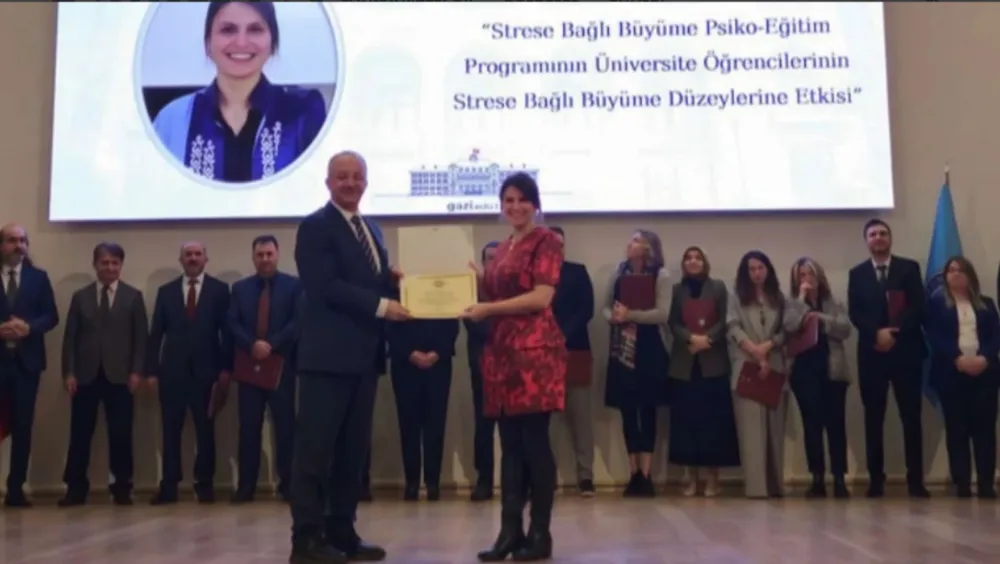 RTEÜ Öğretim Üyesine Birincilik Ödülü