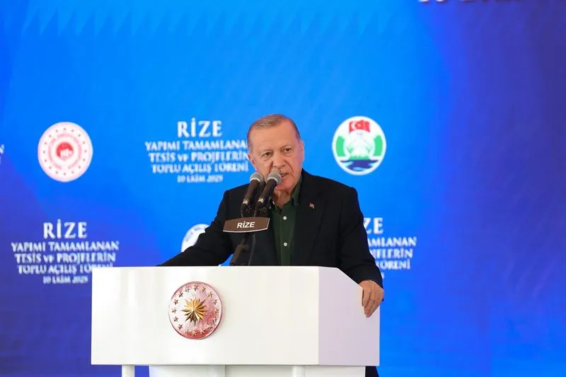CUMHURBAŞKANI ERDOĞAN MEMLEKETİ RİZE