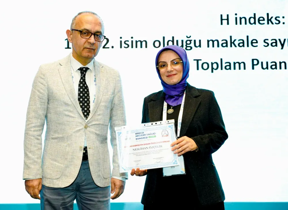 RTEÜ ÖĞRETİM ÜYESİNE; GENÇ AKADEMİSYEN BAŞARI ÖDÜLÜ