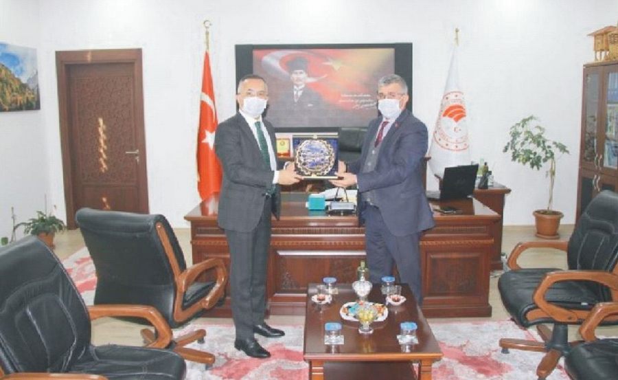 Vali Çeber, DKMP 12. Bölge Müdürlüğü ve Orman İşletme Müdürlüğünü Ziyaret Etti