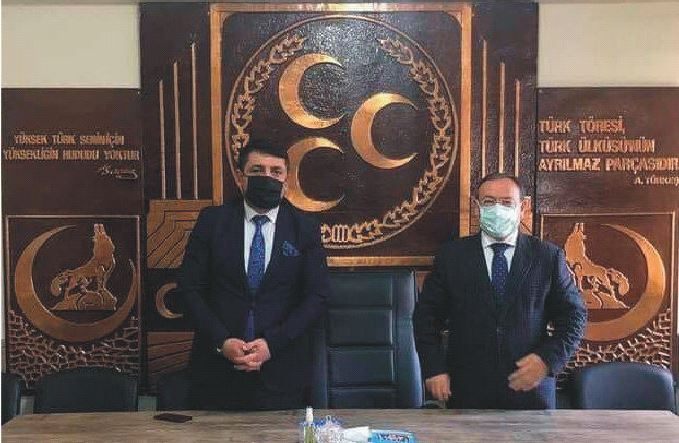 ÇAYKUR GENEL MÜDÜRÜNDENMHP İL BAŞKANLIĞINA ZİYARET